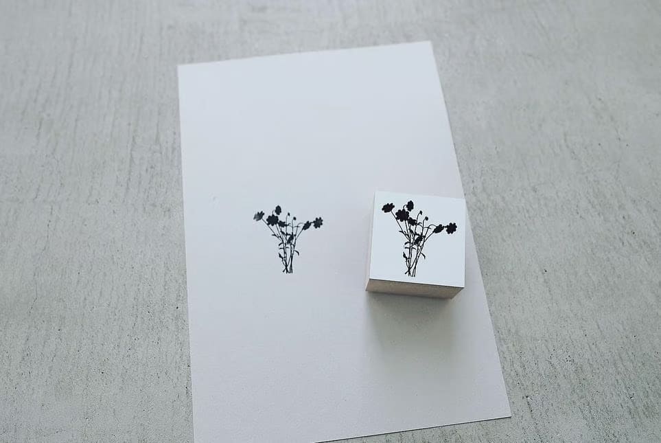 Yohaku - Sello de madera - Cosmos