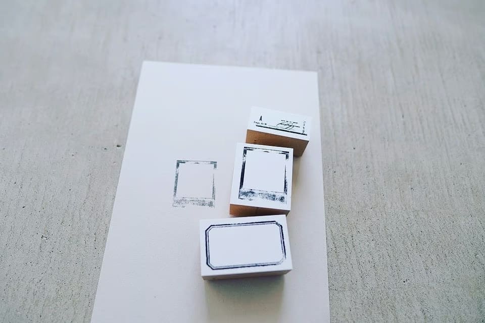 Yohaku - Sello de madera - Label