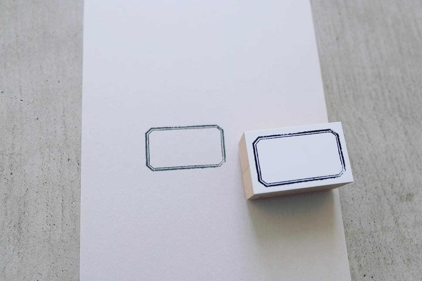 Yohaku - Sello de madera - Label