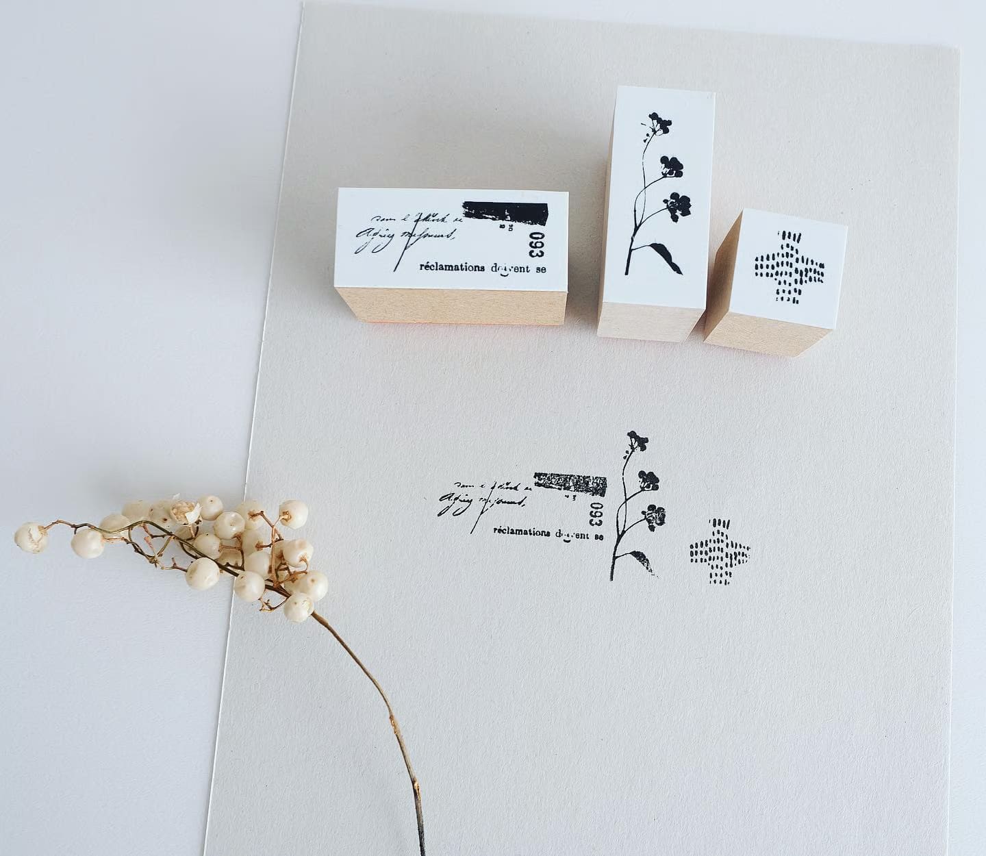 Yohaku - Sello de madera - Phrase