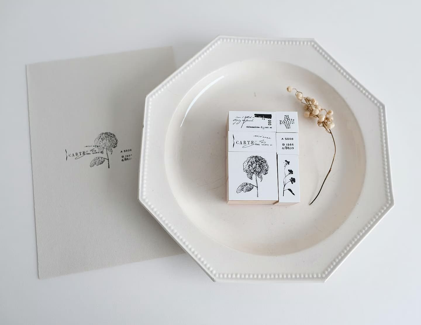 Yohaku - Sello de madera - Phrase