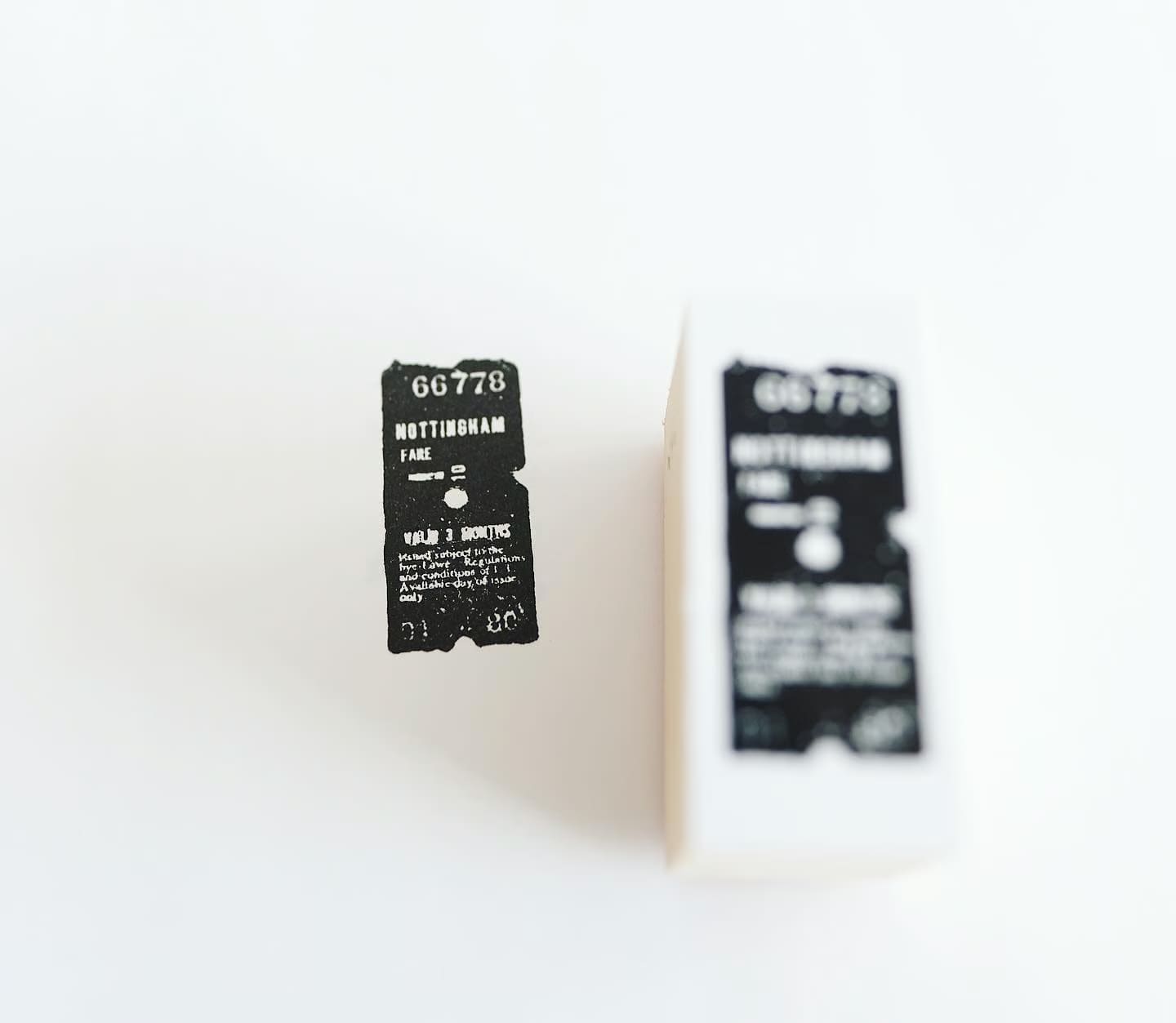 Yohaku - Sello de madera - Ticket