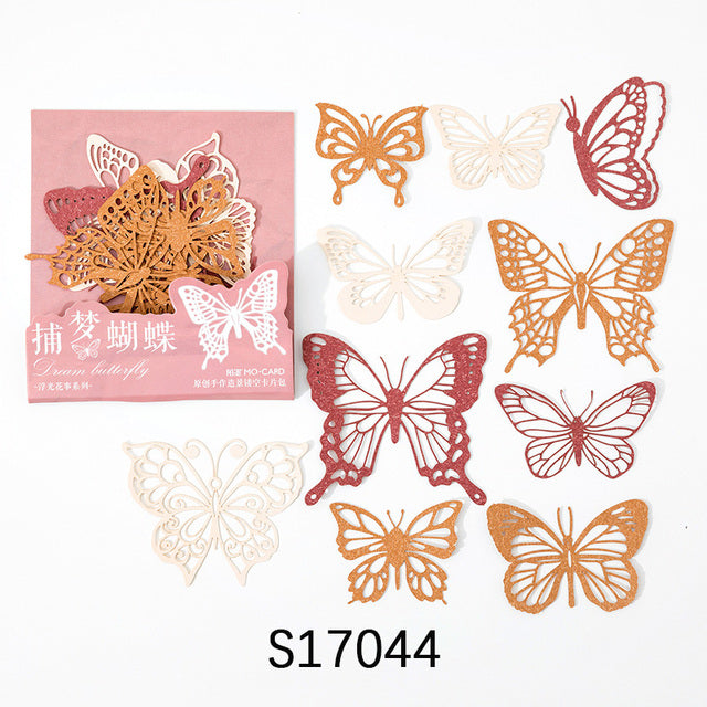 MO·CARD - 10 ud Troqueles con formas temáticas - Mariposas