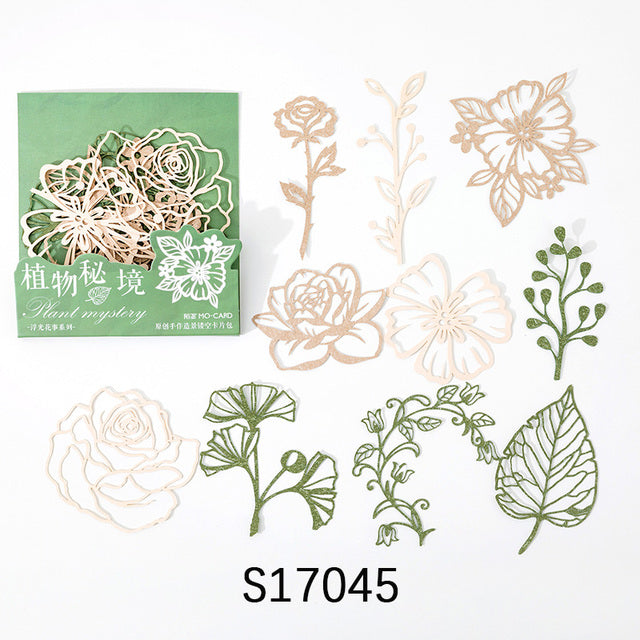 MO·CARD - 10 ud Troqueles con formas temáticas - Flores