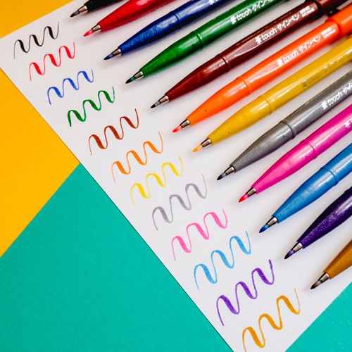 Pentel - Brush Sign Pen - Azul