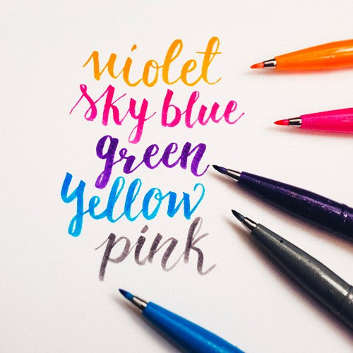 Pentel - Brush Sign Pen - Ocre