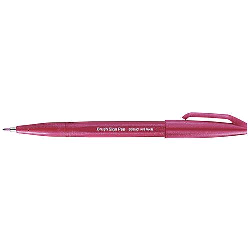 Pentel - Brush Sign Pen - Borgoña