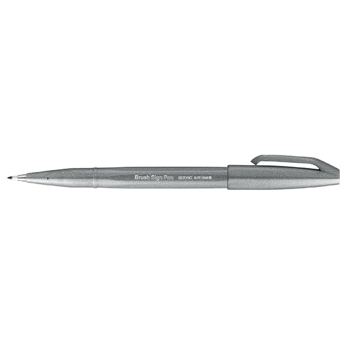 Pentel - Brush Sign Pen - Gris