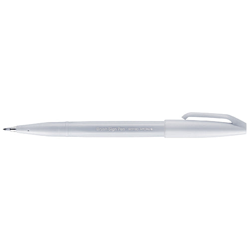 Pentel - Brush Sign Pen - Gris claro