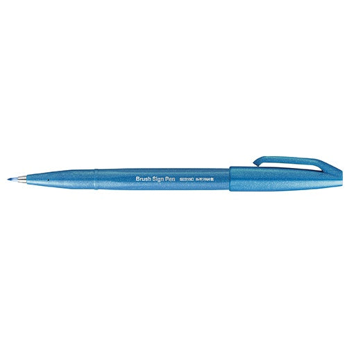 Pentel - Brush Sign Pen - Azul claro