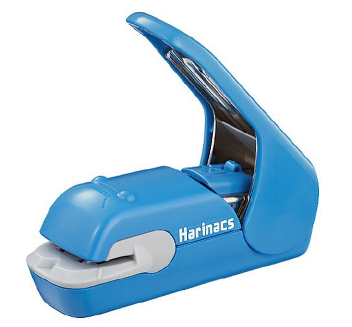 Kokuyo - Grapadora sin grapas - Azul - Harinacs Press
