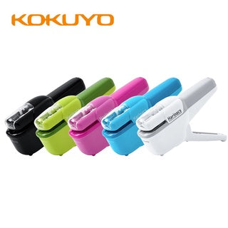 Kokuyo - Grapadora sin grapas - Verde - Harinacs Handy