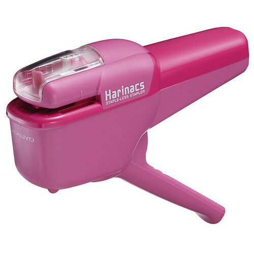 Kokuyo - Grapadora sin grapas - Rosa - Harinacs Handy