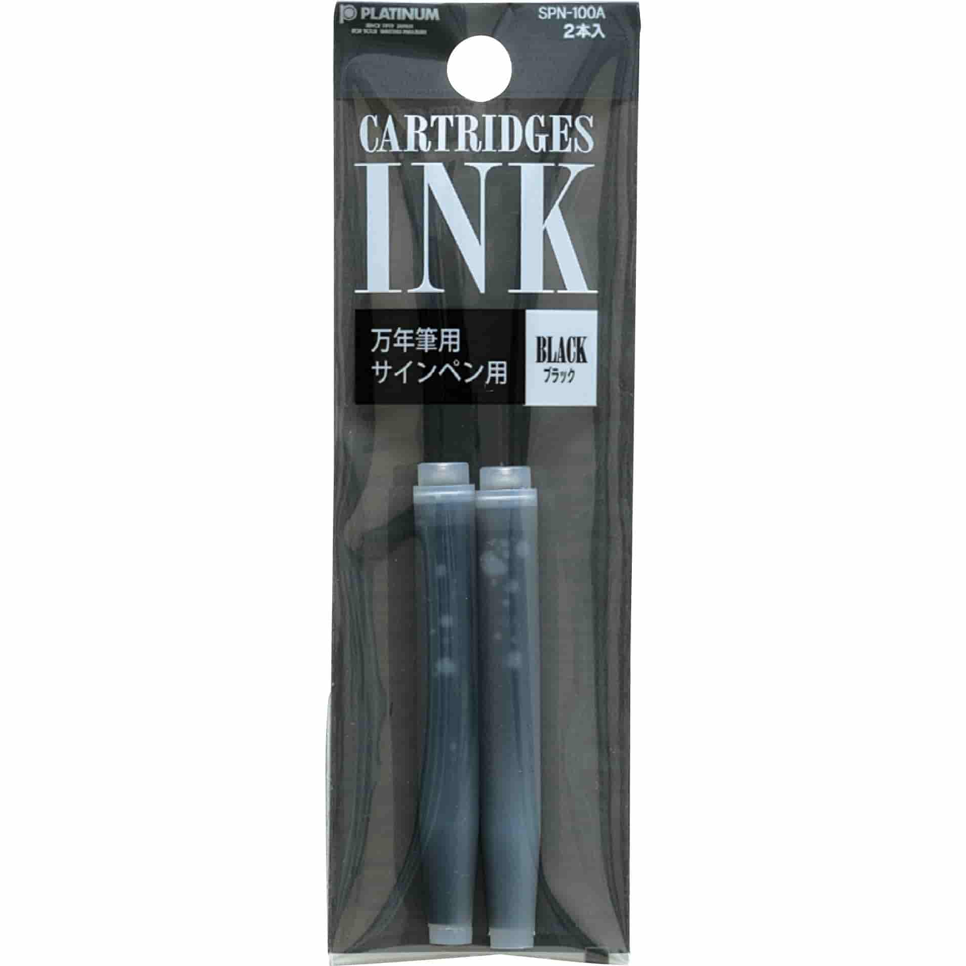 Platinum - Pack 2 cartuchos tinta - Negro