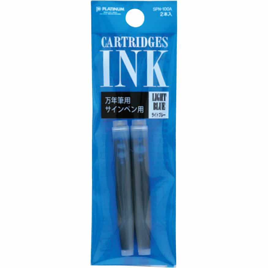 Platinum - Pack 2 cartuchos tinta - Azul Claro
