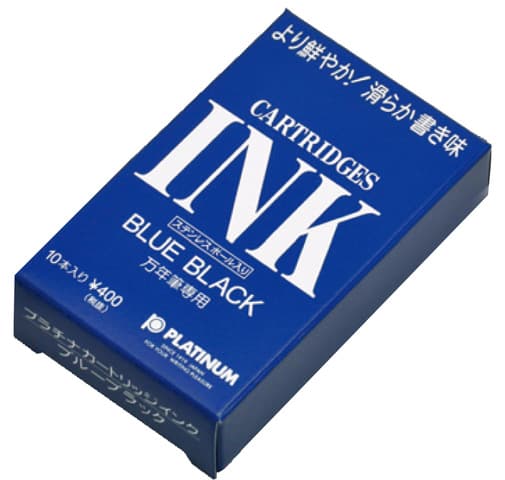 Platinum - Pack 10 cartuchos tinta - Azul Negro