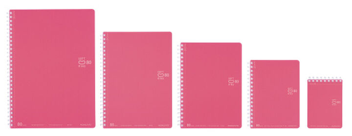 Kokuyo - Cuaderno Soft Ring - Cuadros A5 - Negro