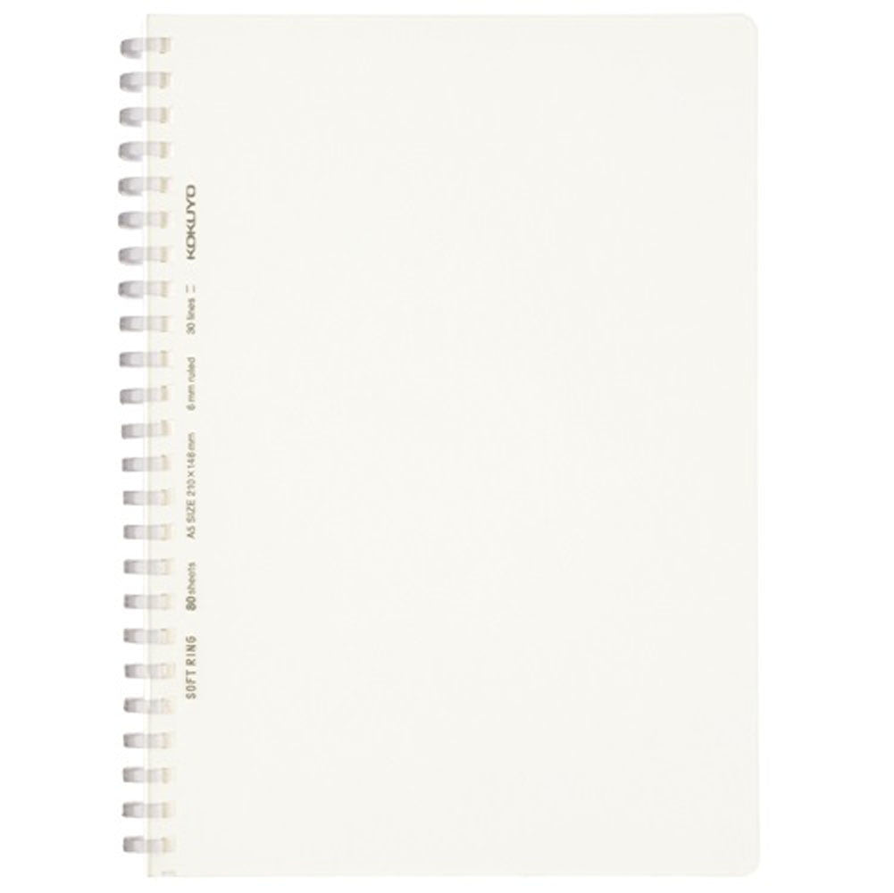 Kokuyo - Cuaderno Soft Ring - Rayas A5 - Transparente