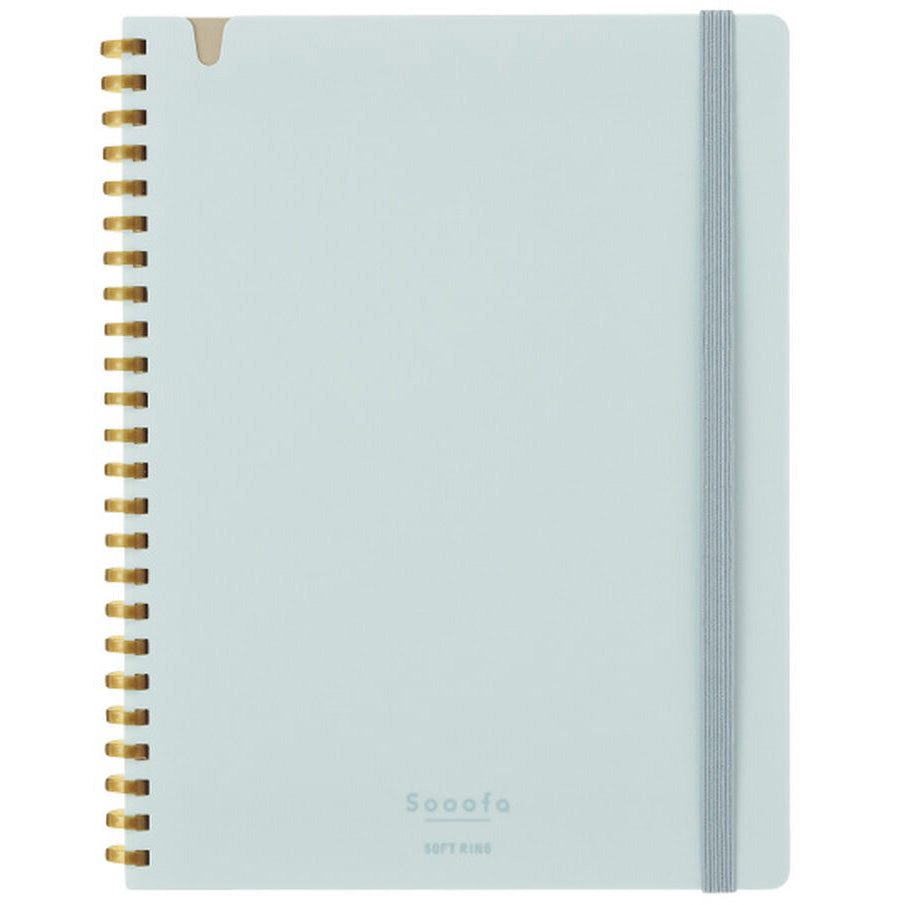Kokuyo - Cuaderno Soft Ring Sooofa - Cuadros A5 - Azul