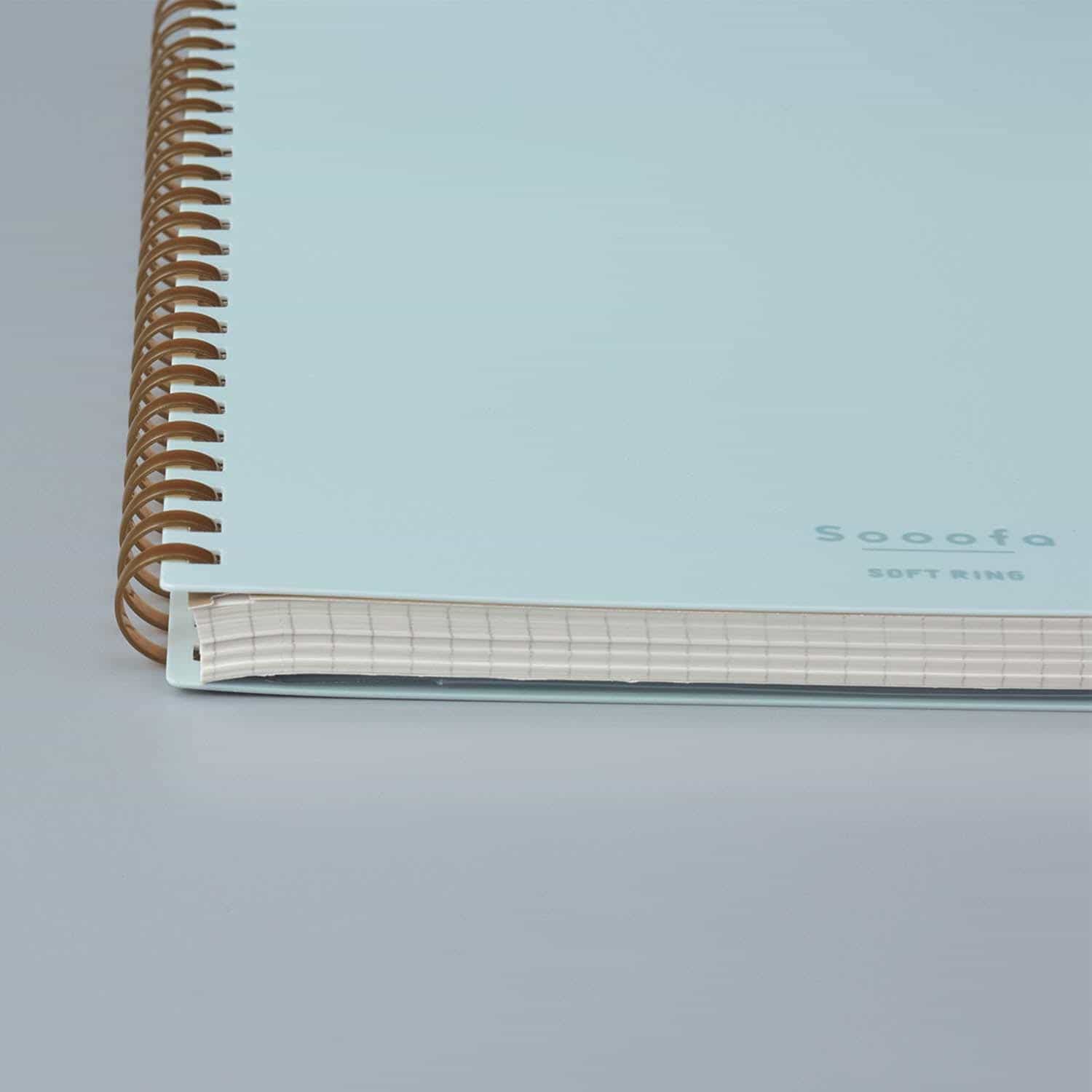 Kokuyo - Cuaderno Soft Ring Sooofa - Cuadros A5 - Amarillo