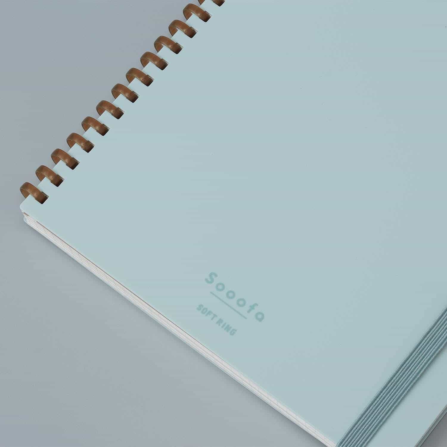 Kokuyo - Cuaderno Soft Ring Sooofa - Cuadros A5 - Amarillo