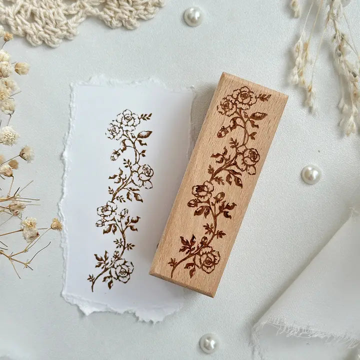 Leela Journals - Sello de madera - Vid