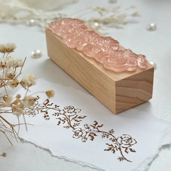 Leela Journals - Sello de madera - Vid