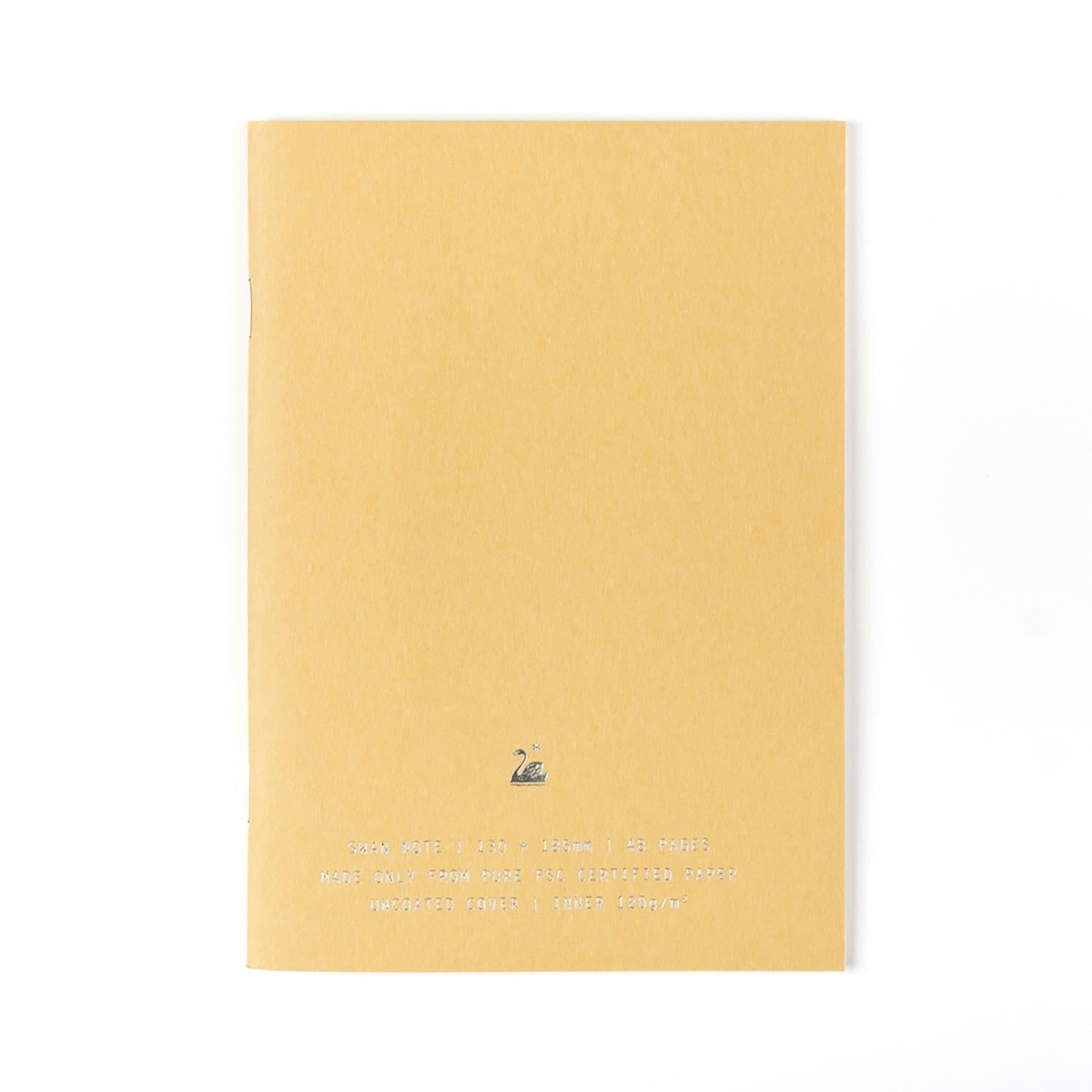 Trolls Paper - Cuaderno B6 Rayas - Swan Note - Mustard