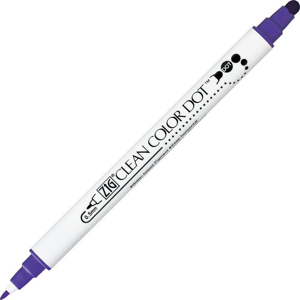 Kuretake - Rotulador - ZIG Clean Color Dot - Violet