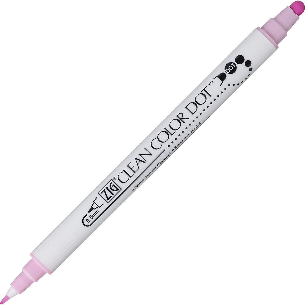Kuretake - Rotulador - ZIG Clean Color Dot - Candy Pink
