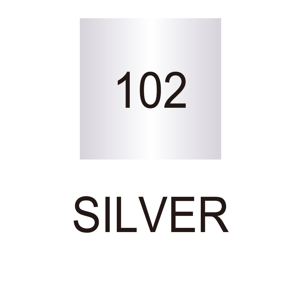 Kuretake - Rotulador - ZIG Clean Color Dot Metallic - Silver