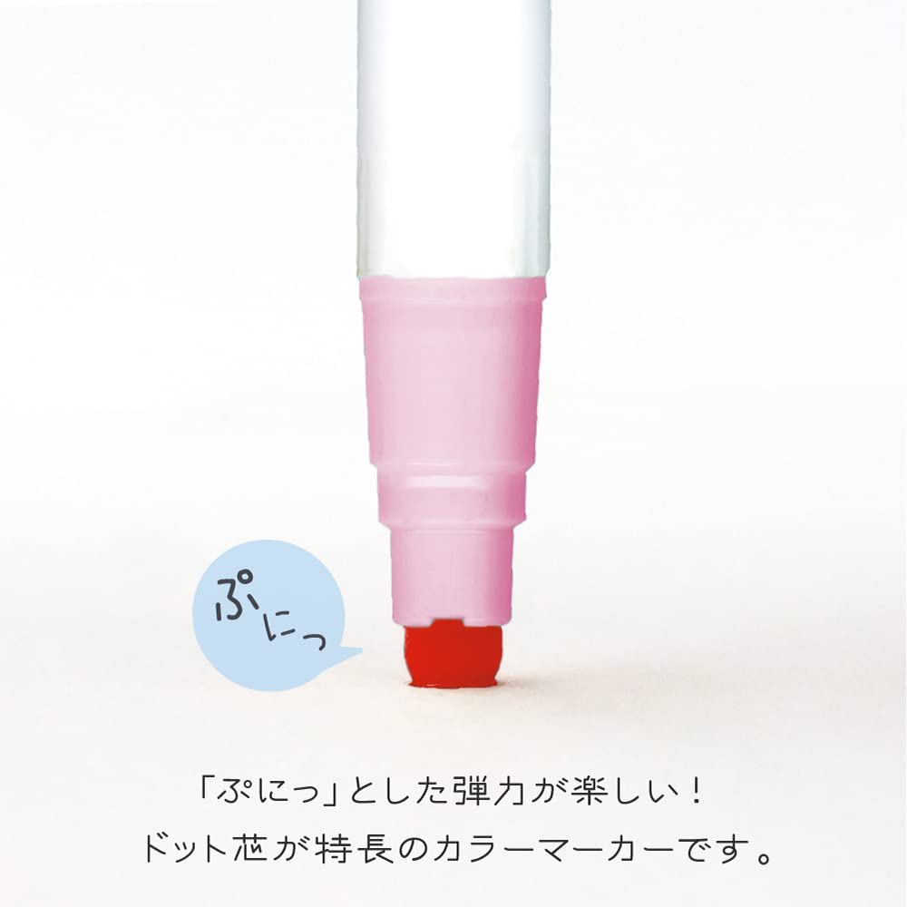 Kuretake - Rotulador - ZIG Clean Color Dot - Island Coral