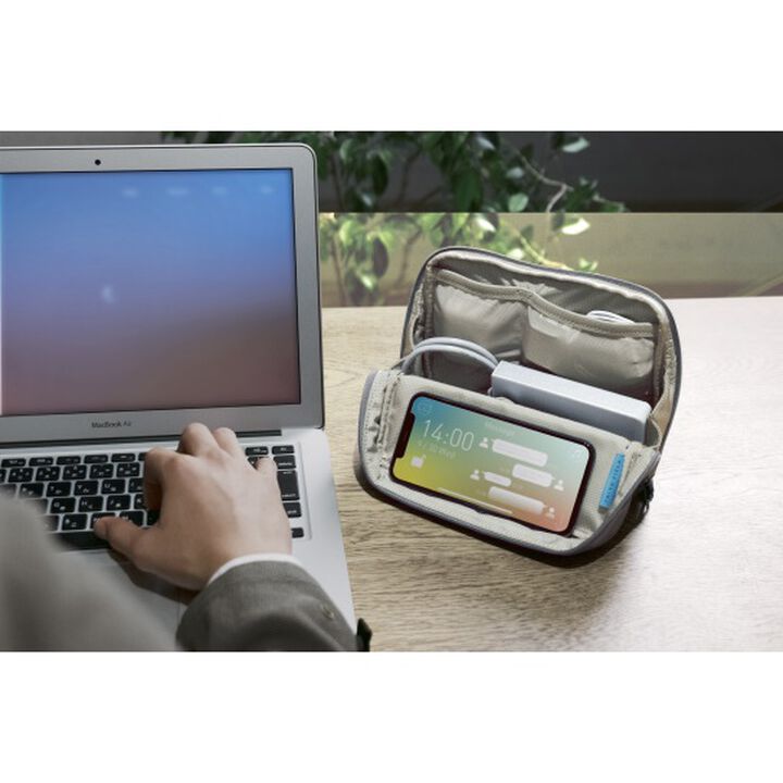 Kokuyo - Bolso 2 en 1 - Beige - Stand Tool Pouch