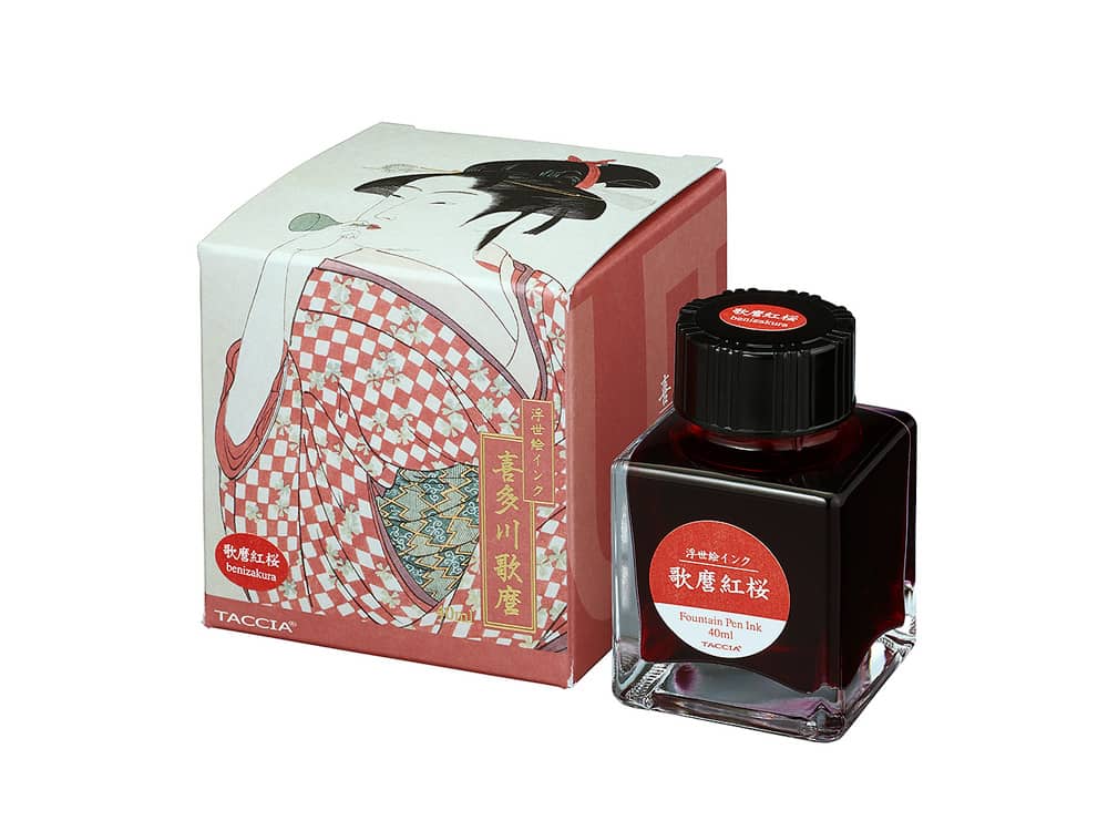 Taccia - Tintero Ukiyo-e 40 ml - Benizakura - Utamaro