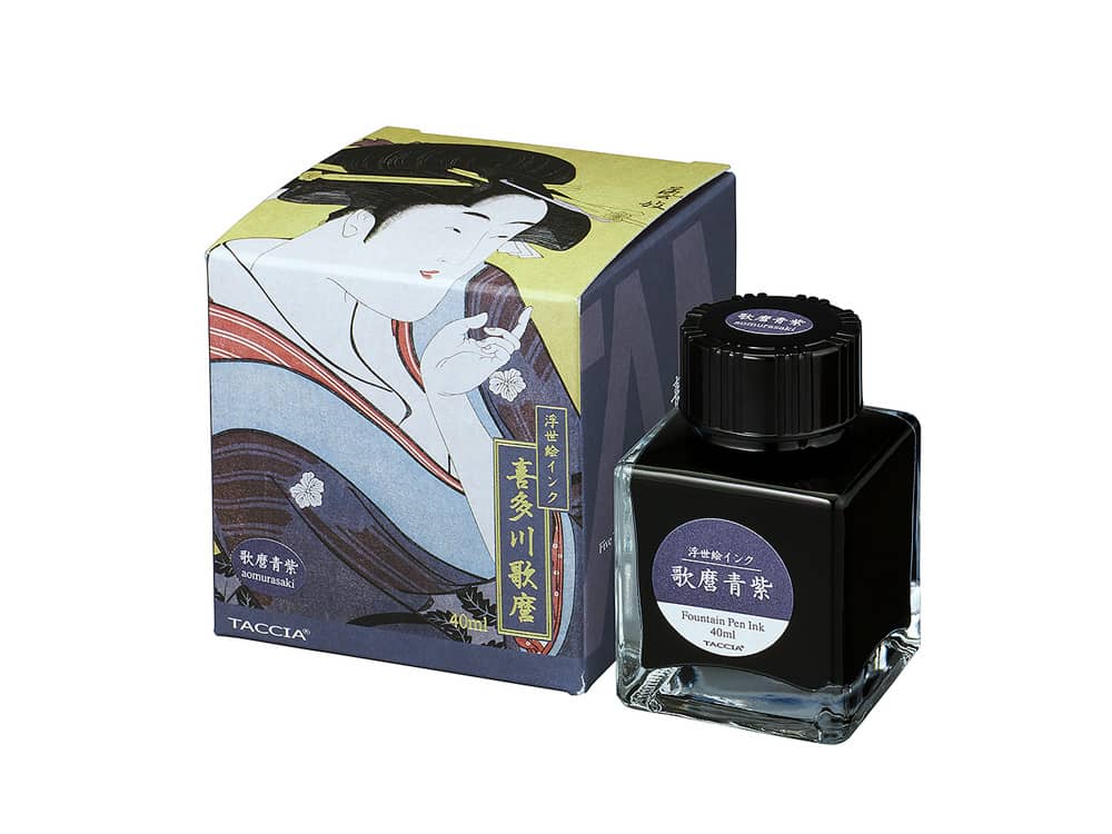 Taccia - Tintero Ukiyo-e 40 ml - Aomurasaki - Utamaro