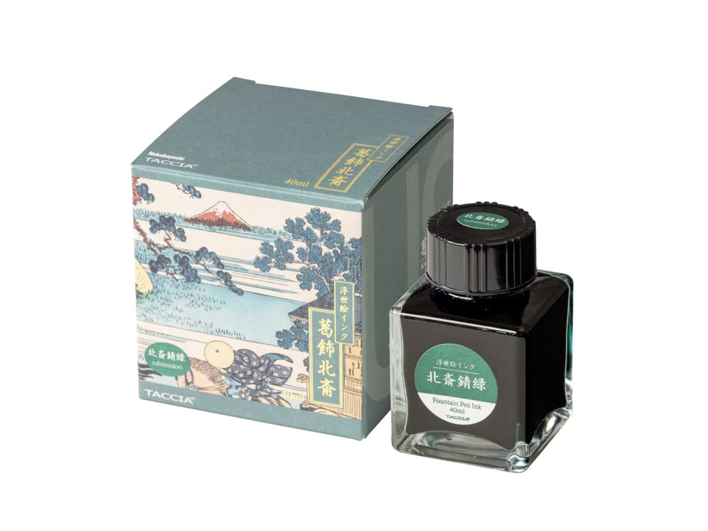Taccia - Tintero Ukiyo-e 40 ml - Sabimidori - Hokusai (copia)
