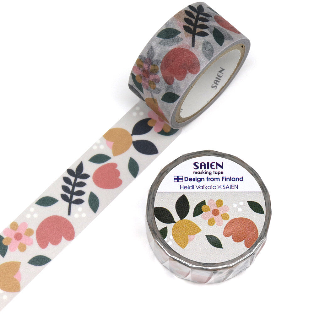 SAIEN - Washi Tape - Flores