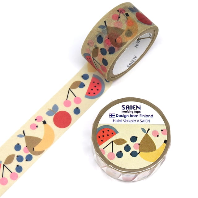 SAIEN - Washi Tape - Frutas TR4014