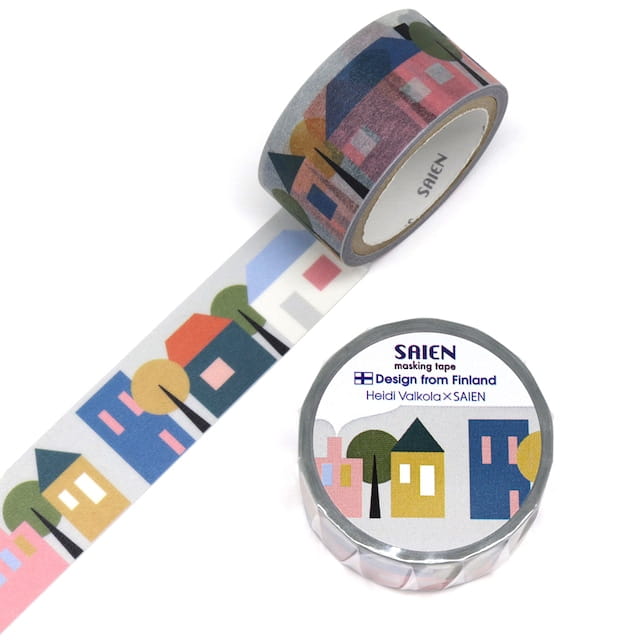 SAIEN - Washi Tape - Casas TR4015