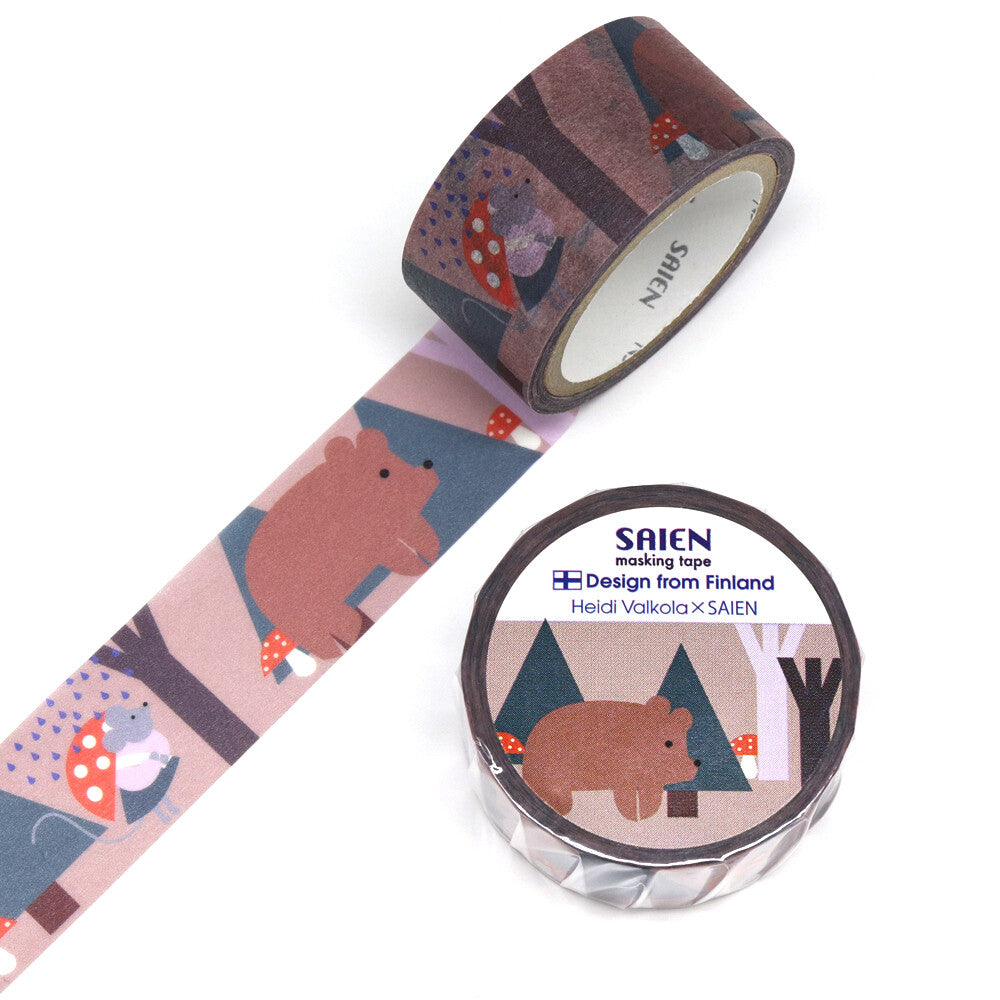 SAIEN - Washi Tape - Oso TR4019