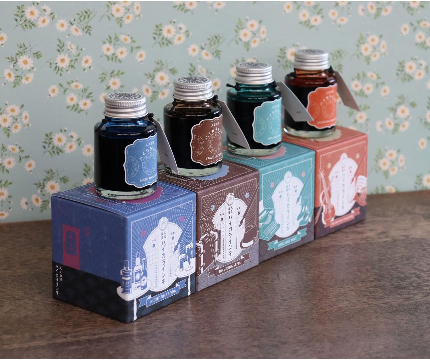 Teranishi - Tintero 40 ml TAISHO ROMAN - Traveling Sepia