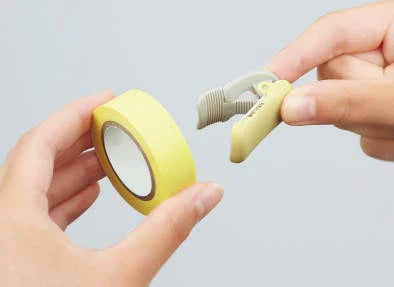 Kokuyo - Cortador de cinta 20-25 mm - Amarillo - KaruCut