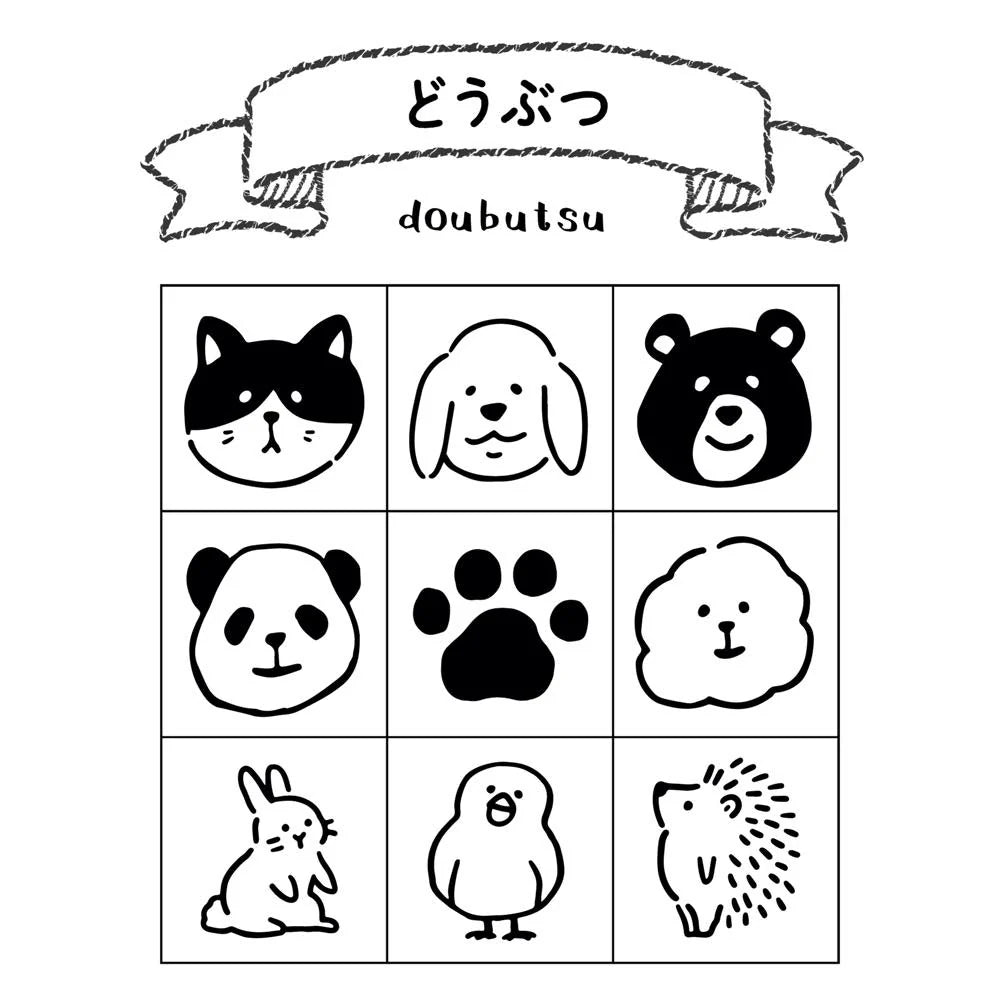 Beverly - Set Sellos de Goma - Doubutsu - Techo no Aibo