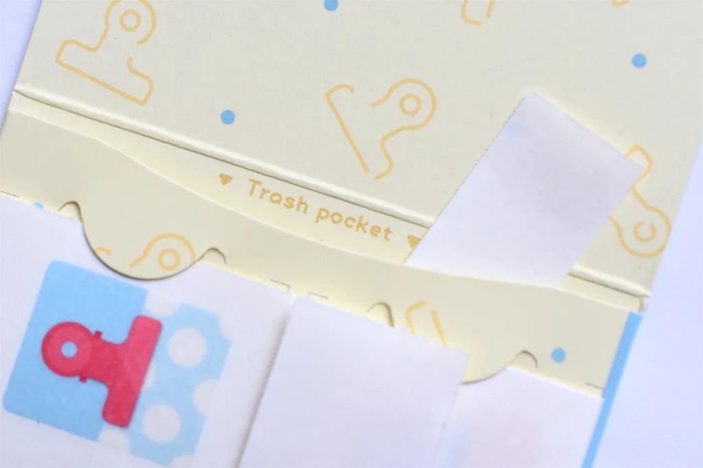 Kokuyo - Pegatinas para conexión de hojas - Clips