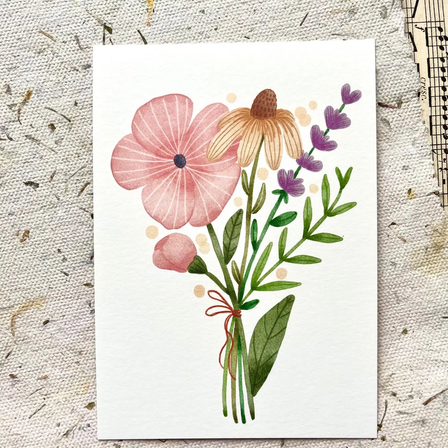 Nikki Dotti - Postal - Wild Bouquet