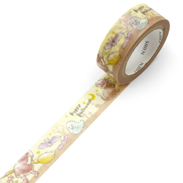 SAIEN - Washi Tape - Happy Halloween UR0214 - 15 mm