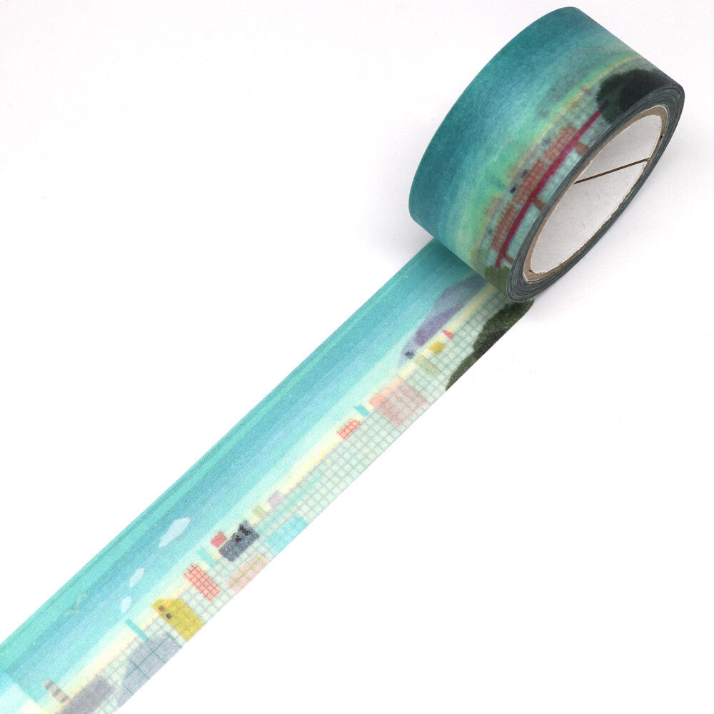 SAIEN - Washi Tape - Azul&Ciudad UR1523