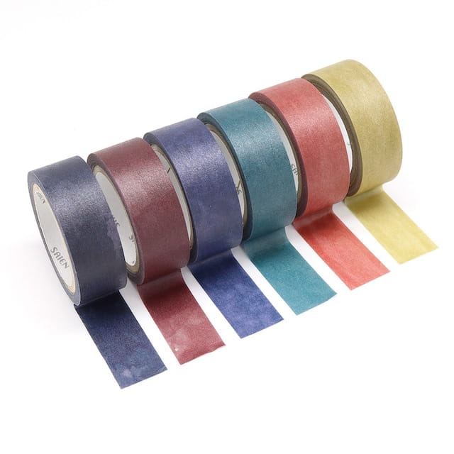SAIEN - Set 6 Washi Tape - Viaje UR2020 - Miki Tamura