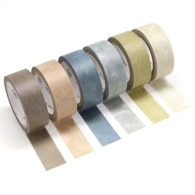 SAIEN - Set 6 Washi Tape - Nostalgia UR2021 - Miki Tamura