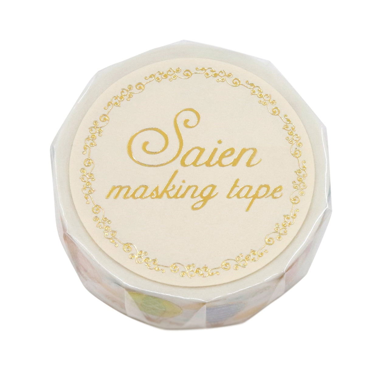 SAIEN - Washi Tape - Balloon UR3085 - 15 mm Golden Foil